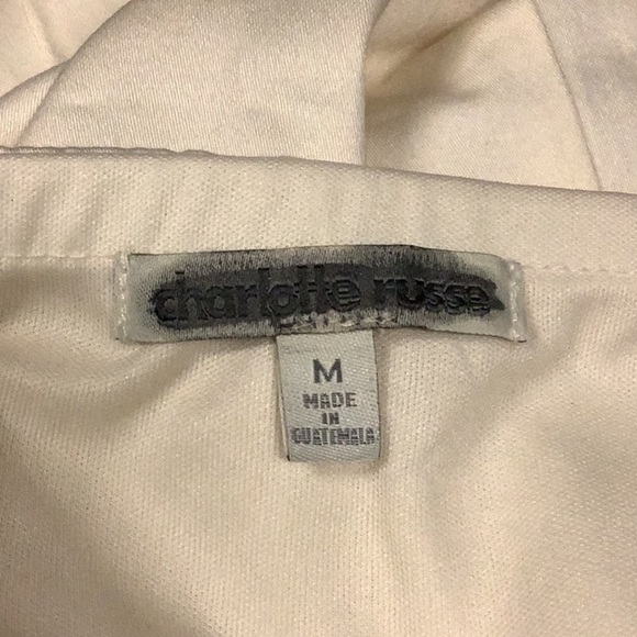 Charlotte Rouse Strapless Cream Size Medium Dress New Without Tags - Picture 10 of 11